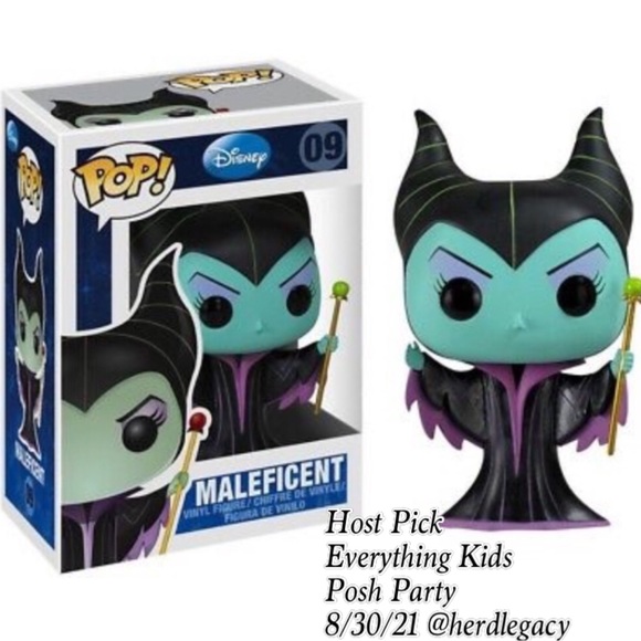 🎉2 x HP🎉 Disney - Funko Maleficent #09 POP! - Picture 2 of 14